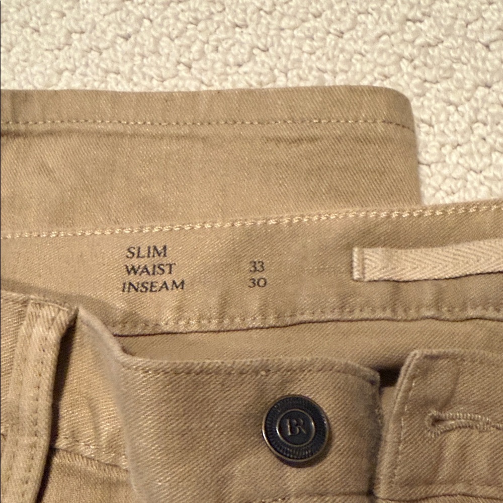 Men's Classic Pants - Rust, Green,Tan. slim fit. Bundle. 33x30 - Picture 5 of 5